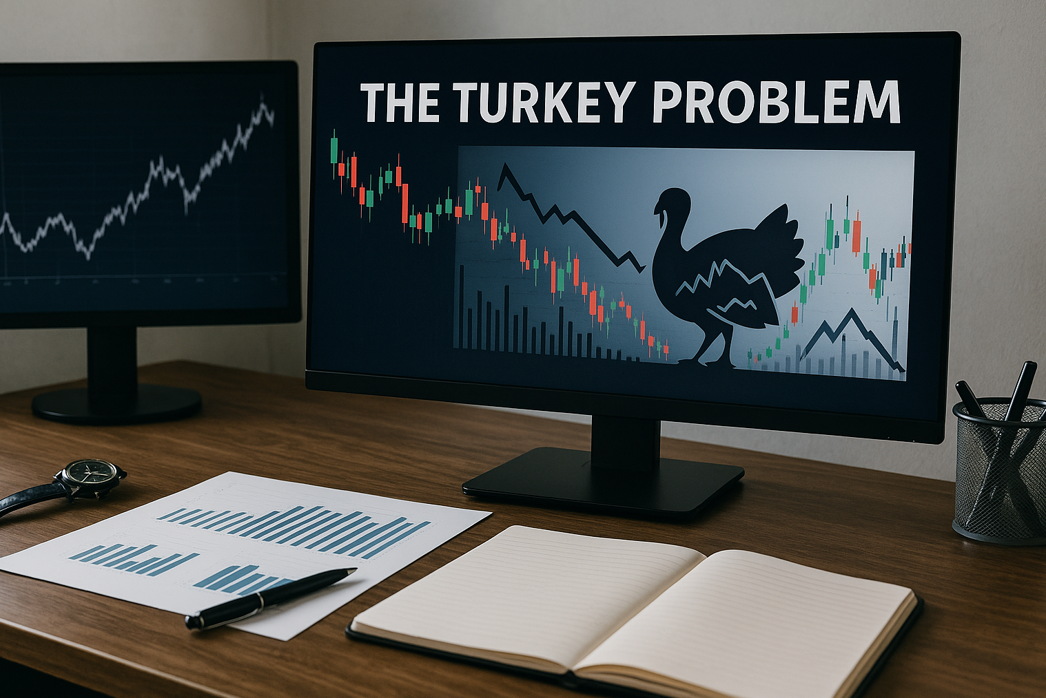 Il problema del tacchino: dai mercati ai trading bot