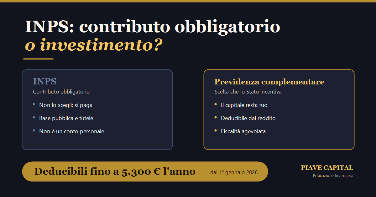 INPS: contributo obbligatorio o investimento?